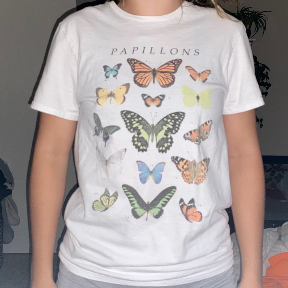 Brandy Melville Butterfly Top